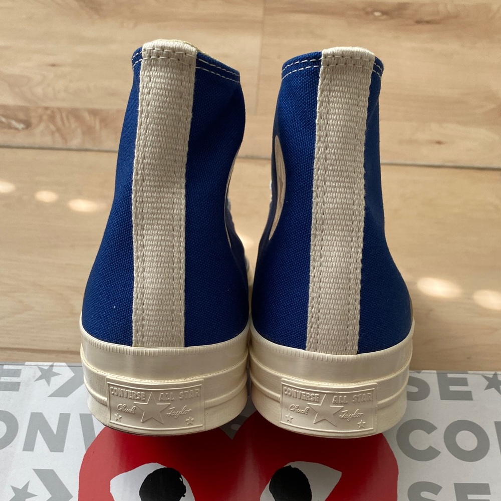 CONVERSE X COMME DES GARÇONS PLAY ALL STAR CHUCK - BLUE - Picture 8 of 9